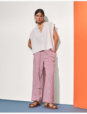 Pantalones de rayas, MO Fashion