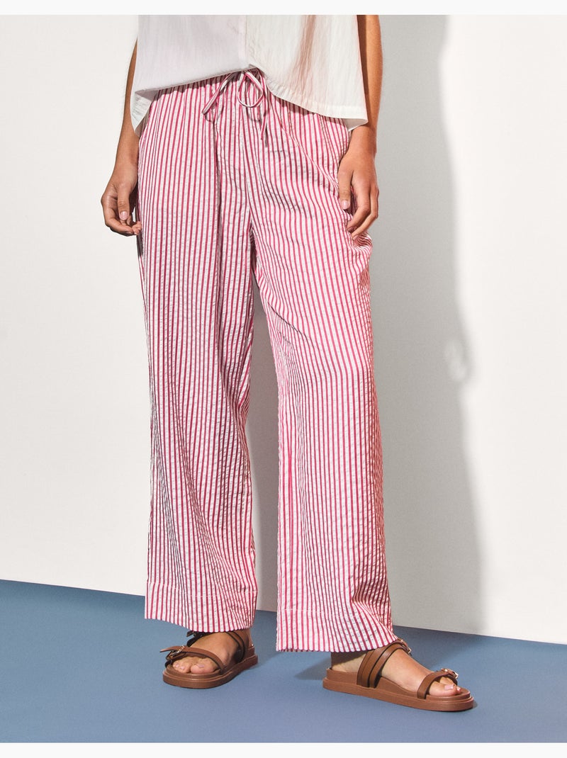 Pantalones de rayas, MO Fashion Rosa - Kiabi