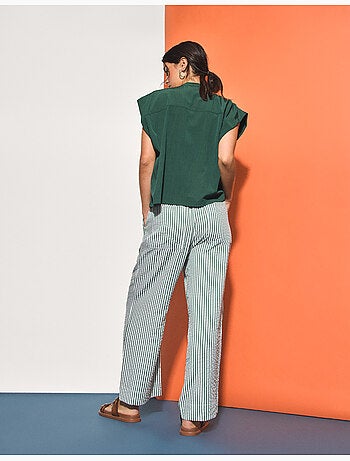 Pantalones de rayas, MO Fashion