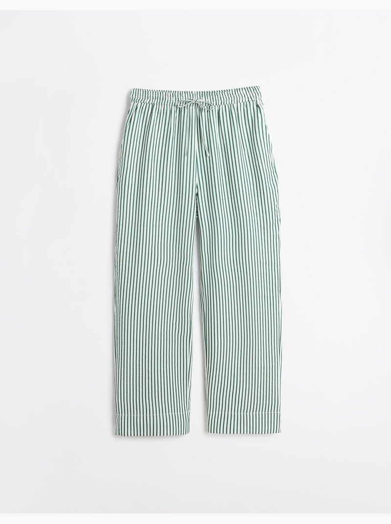 Pantalones de rayas, MO Fashion Verde - Kiabi