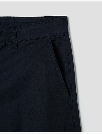 Pantalones de sarga de corte regular, MO Fashion