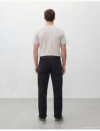 Pantalones de sarga de corte regular, MO Fashion