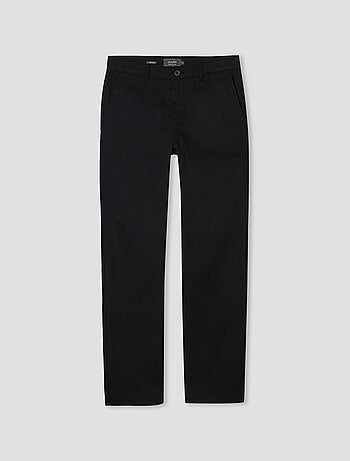 Pantalones de sarga de corte regular, MO Fashion