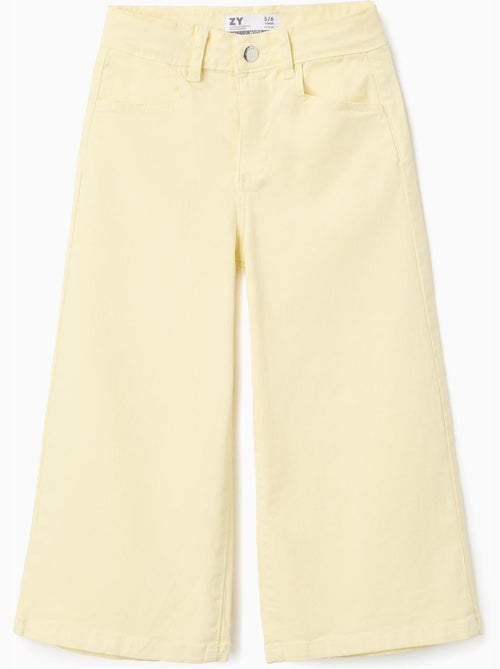 Pantalones de sarga de pierna ancha - Kiabi