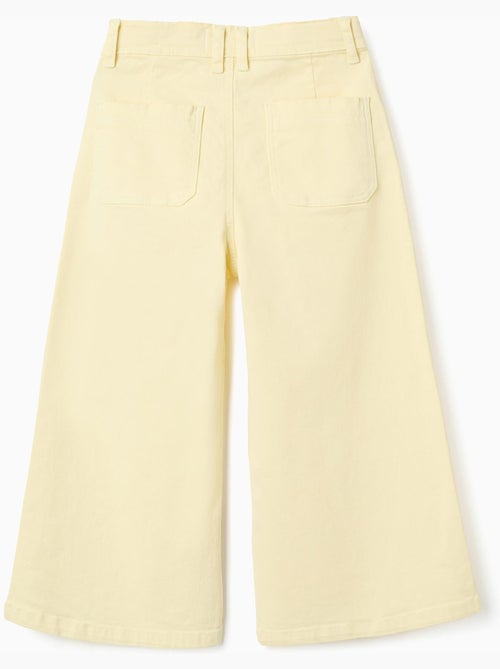 Pantalones de sarga de pierna ancha - Kiabi