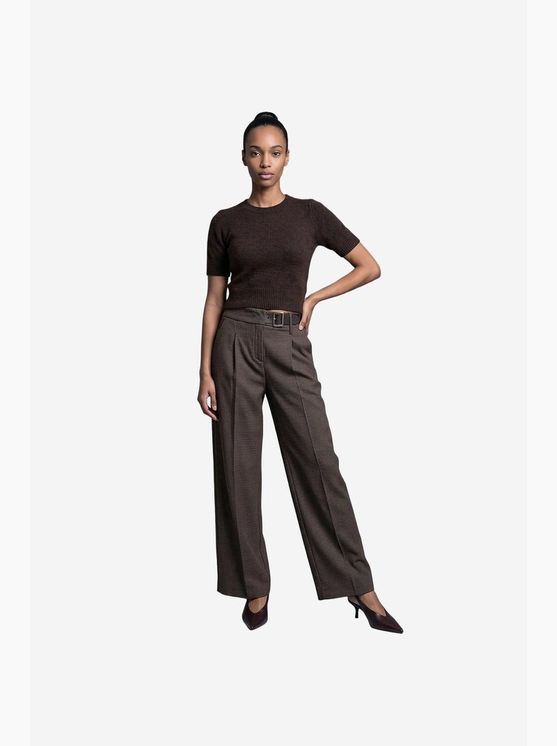 Pantalones de sastre para mujer dilvin Marrón - Kiabi