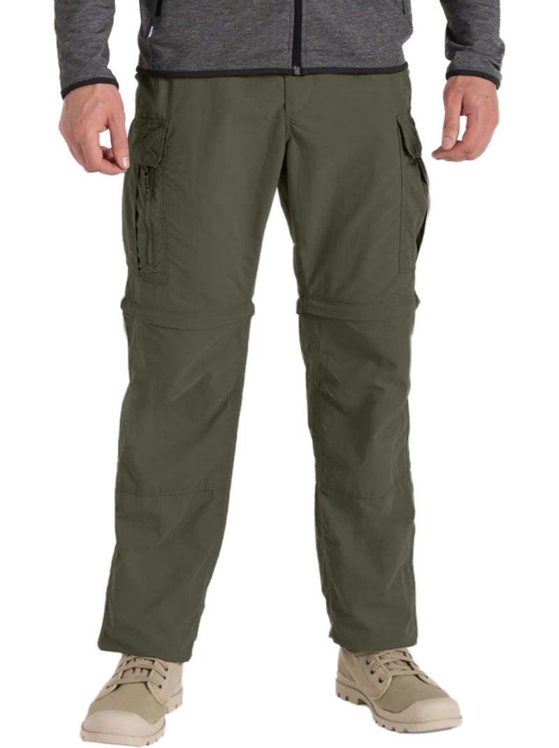 Pantalones de senderismo de nosilife para niños/niñas - craghoppers Negro Caqui - Kiabi