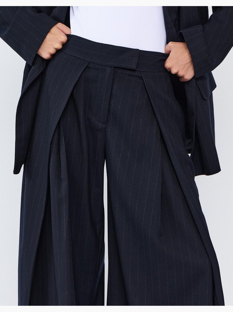 Pantalones de talle alto, mo fashion Azul - Kiabi