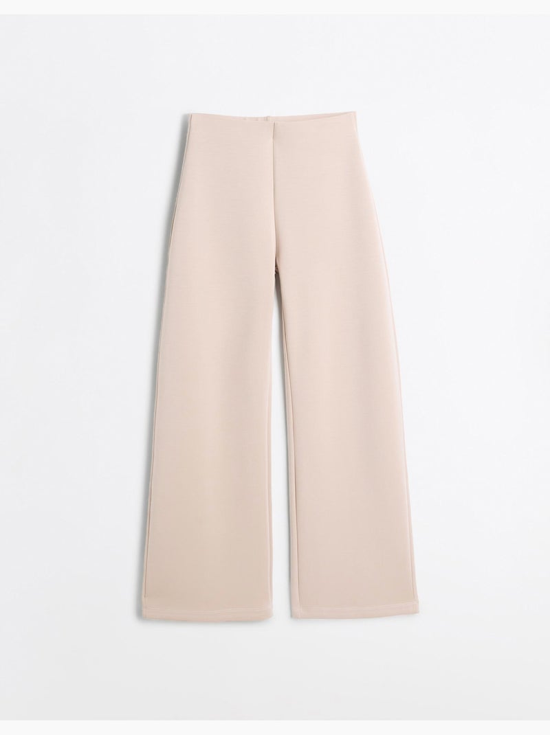 Pantalones de talle alto, mo fashion Beige - Kiabi