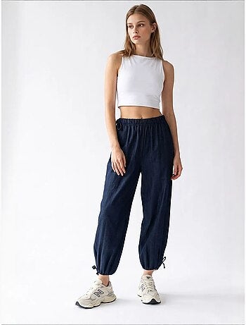 Pantalones de tencel de pernera recta mixray