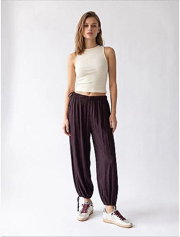 Pantalones de tencel de pernera recta mixray