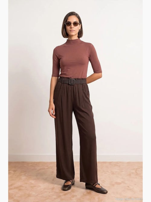 Pantalones de tencel dilvin - Kiabi Pantalones de tencel dilvin - Kiabi