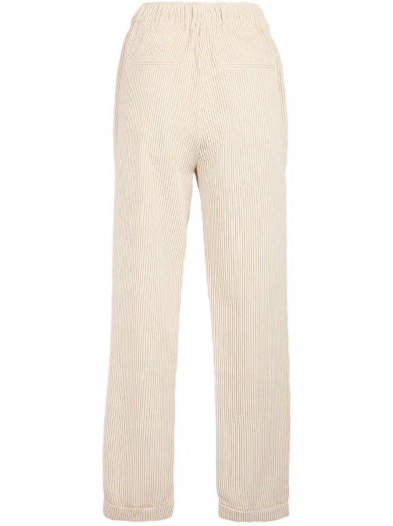 Pantalones de terciopelo teddy smith para mujer Beige - Kiabi