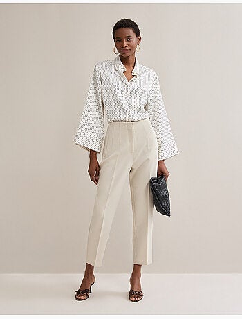 Pantalones de tiro alto, MO Fashion
