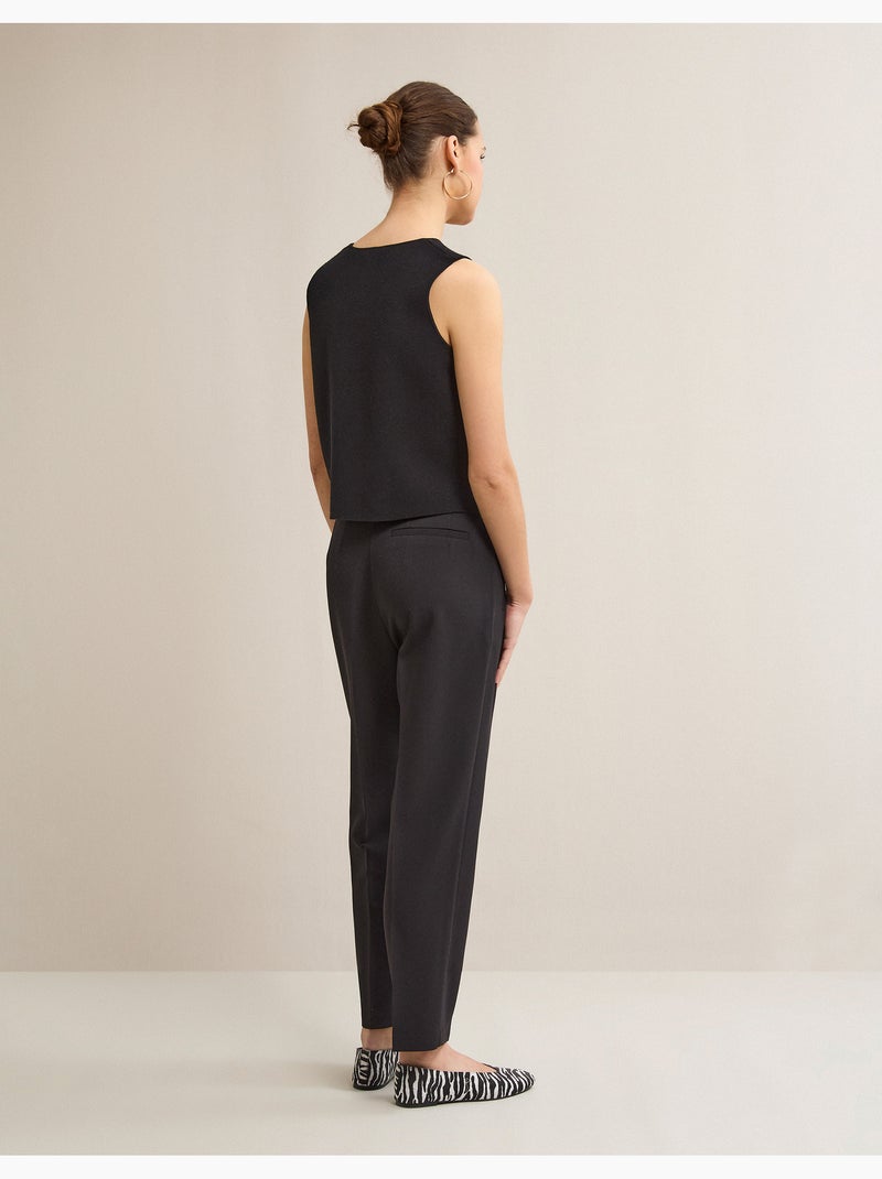 Pantalones de tiro alto, MO Fashion Negro - Kiabi