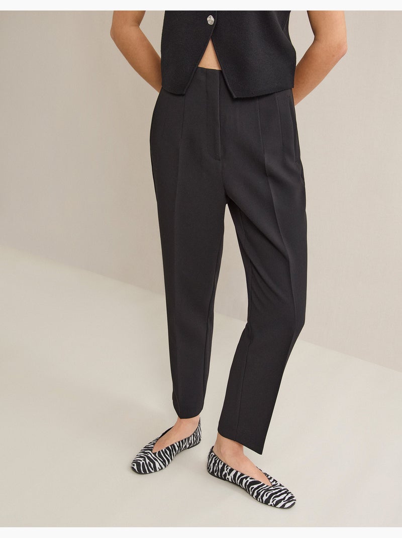 Pantalones de tiro alto, MO Fashion Negro - Kiabi