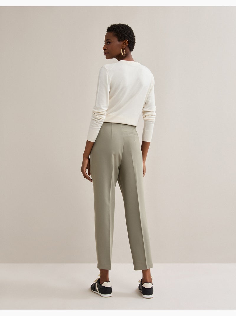 Pantalones de tiro alto, MO Fashion Verde - Kiabi