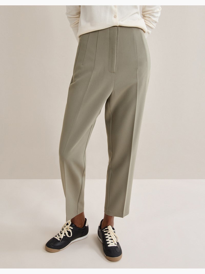 Pantalones de tiro alto, MO Fashion Verde - Kiabi
