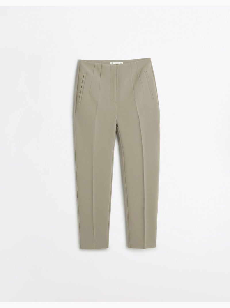 Pantalones de tiro alto, MO Fashion Verde - Kiabi