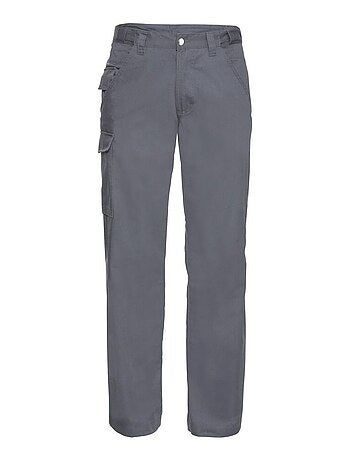 Pantalones de trabajo modelo polycotton twill hombre caballero (longitud pierna reg) - russell