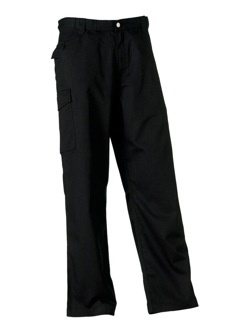 Pantalones de trabajo  modelo polycotton twill hombre caballero (longitud pierna reg) - russell Negro - Kiabi