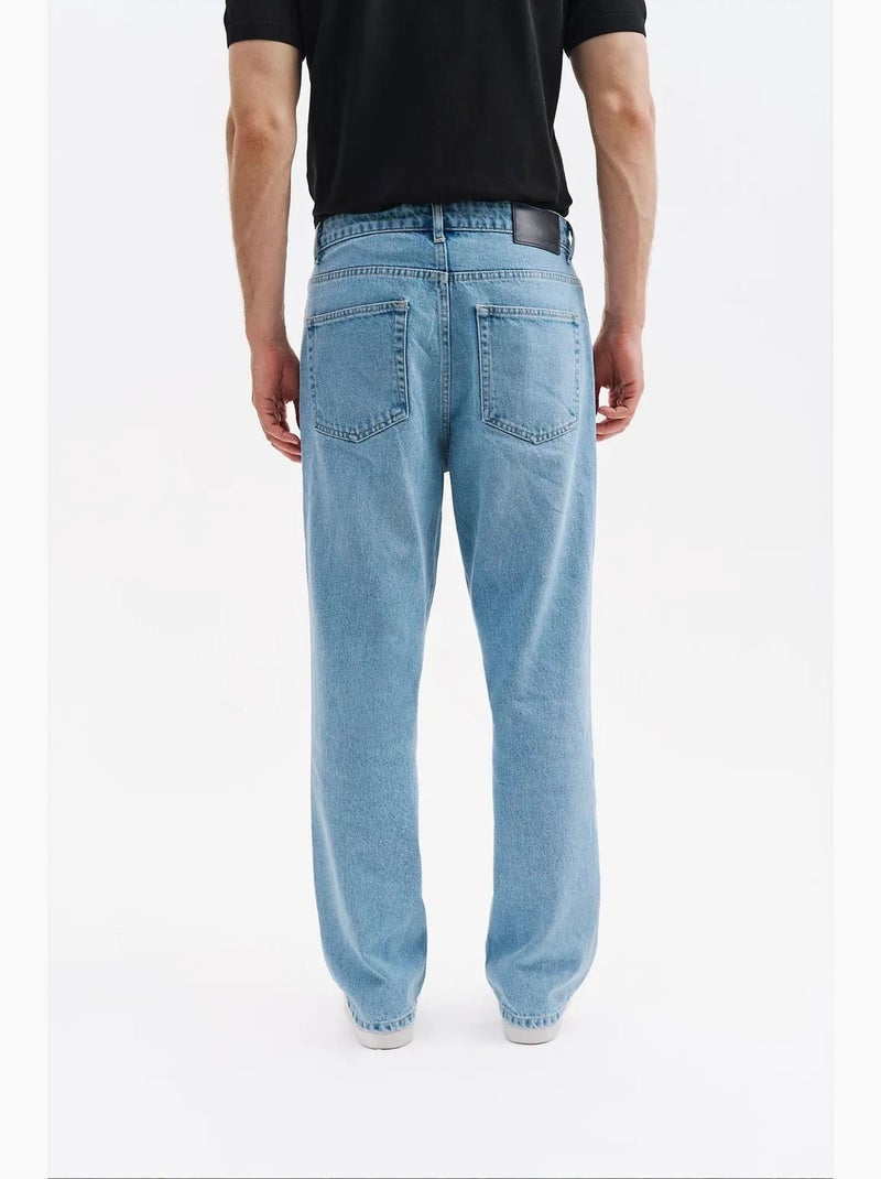 Pantalones de traje de algodón para hombre giesto Azul zafiro - Kiabi