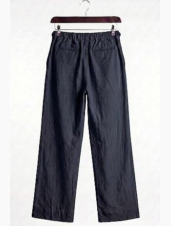 Pantalones de traje de hombre de algodón de pierna recta giesto