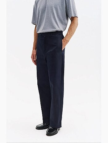 Pantalones de traje de hombre de algodón-lycra giesto