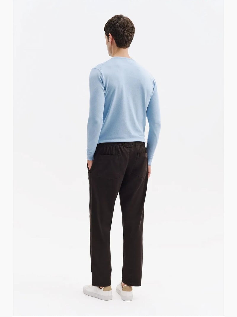Pantalones de traje de hombre de mezcla de algodón giesto Negro - Kiabi