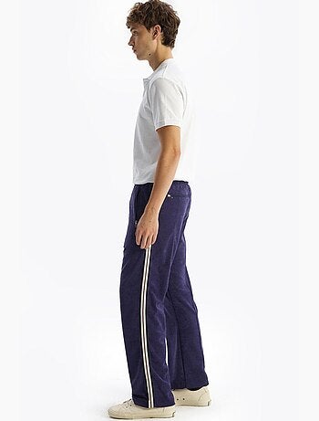 Pantalones de traje de punto para hombre de pernera recta giesto