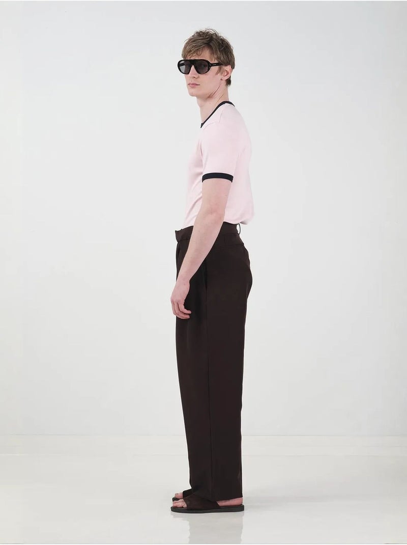 Pantalones de traje para hombre giesto Marrón chocolate - Kiabi
