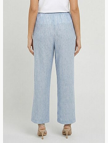 Pantalones de vestir a rayas con apariencia irregular - Afibel