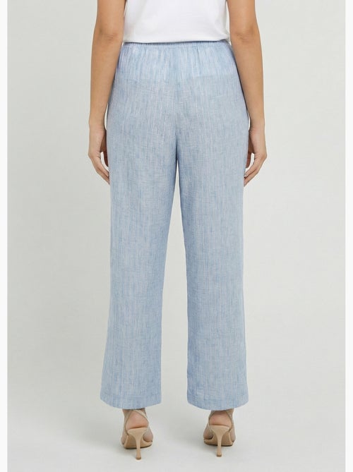 Pantalones de vestir a rayas con apariencia irregular - Afibel - Kiabi