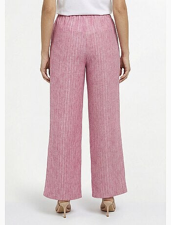 Pantalones de vestir a rayas con apariencia irregular - Afibel