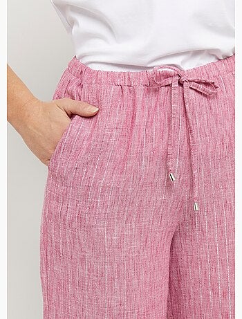 Pantalones de vestir a rayas con apariencia irregular - Afibel