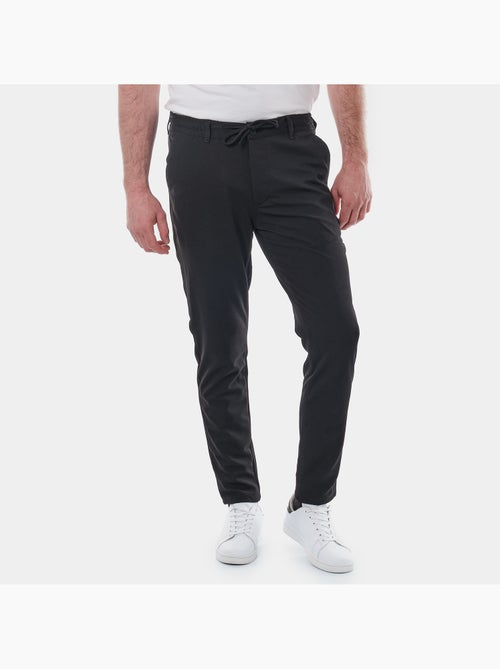 Pantalones de vestir con cordón ajustable moderno - Kiabi Pantalones de vestir con cordón ajustable moderno - Kiabi