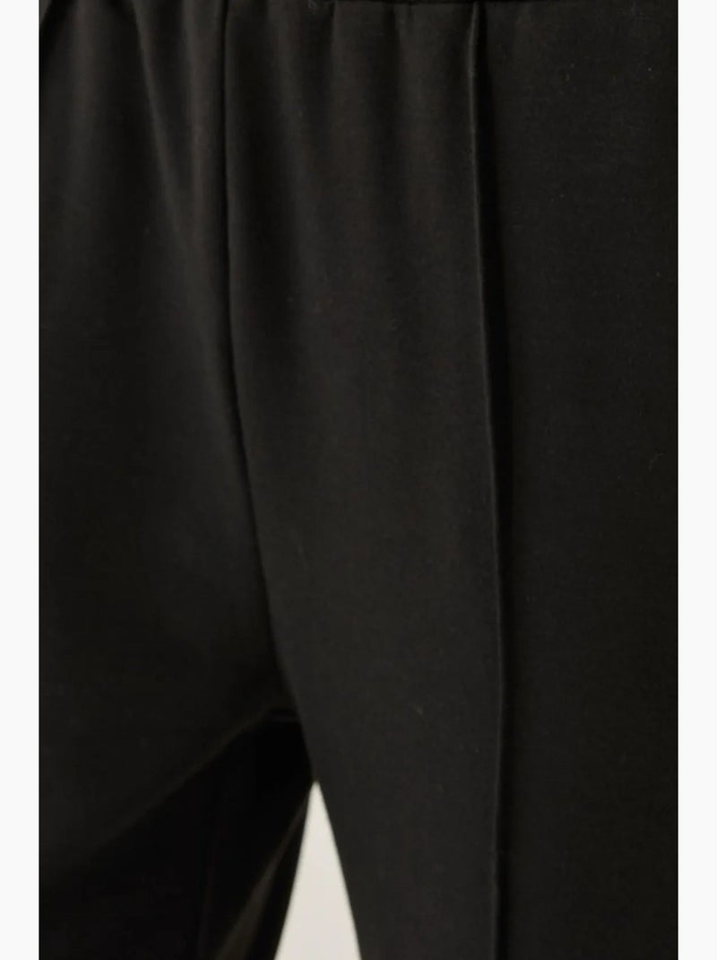 Pantalones deportivos acampanados hiccup Negro - Kiabi