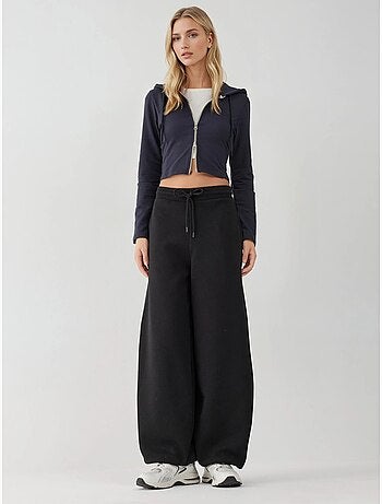 Pantalones deportivos básicos con realce y corte barril hiccup