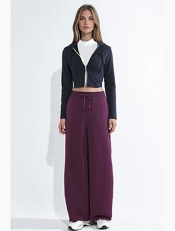 Pantalones deportivos básicos con realce y corte barril hiccup