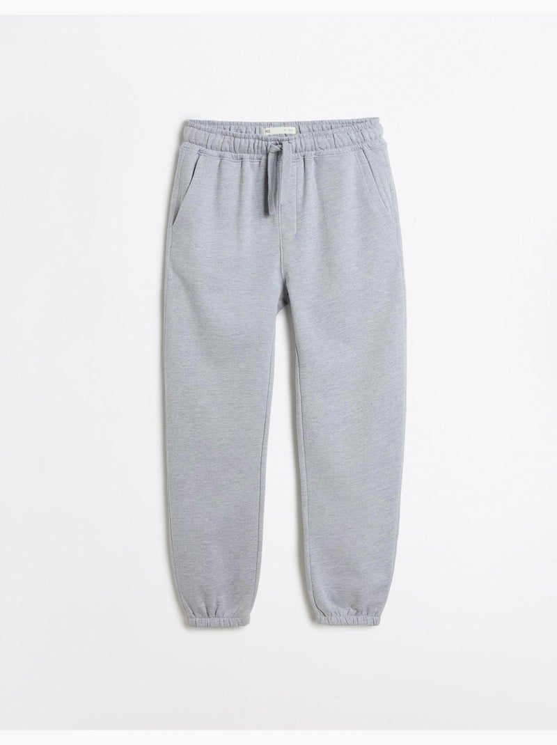 Pantalones deportivos de forro polar, MO Fashion Gris - Kiabi