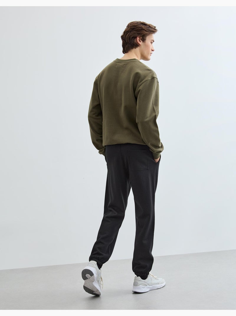 Pantalones deportivos de forro polar, MO Fashion Negro - Kiabi
