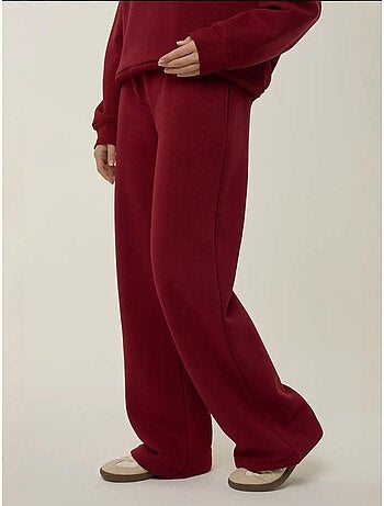 Pantalones deportivos de pierna ancha con cintura y cordón ajustable hiccup