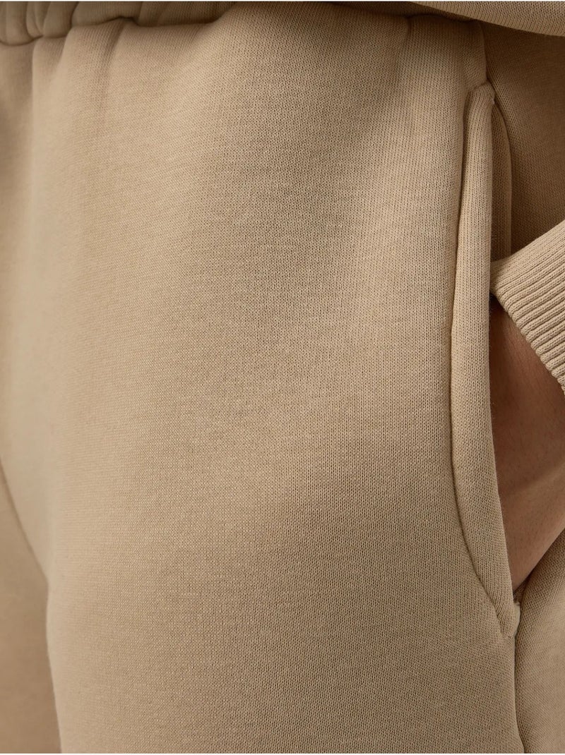 Pantalones deportivos de pierna ancha de gran tamaño hiccup Beige natural - Kiabi