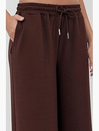 Pantalones deportivos de pierna ancha de modal suave al tacto hiccup