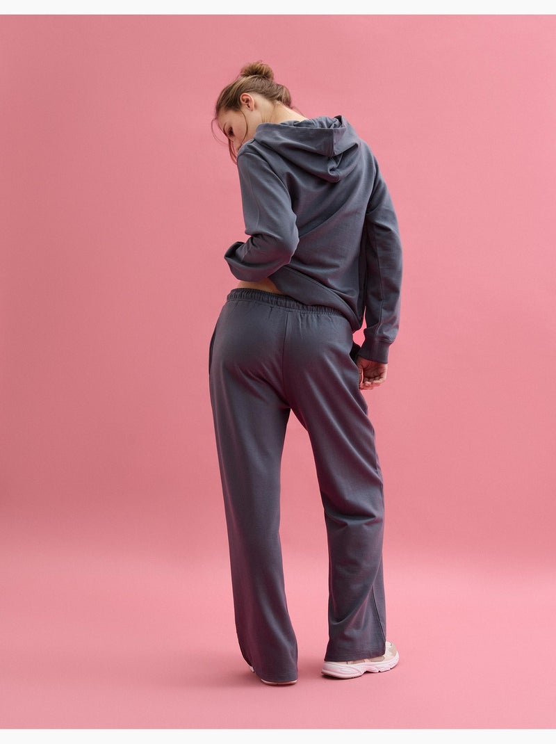 Pantalones deportivos de pierna ancha, MO Fashion Gris - Kiabi