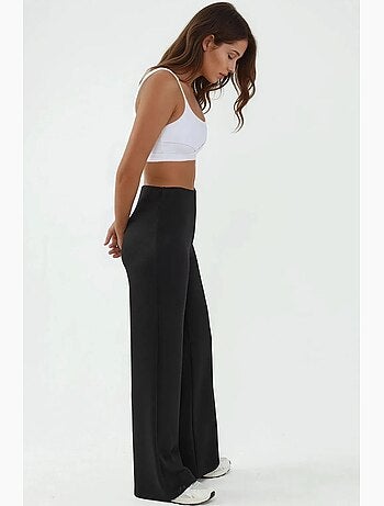 Pantalones deportivos de pierna recta con tacto modal y corte relajado hiccup