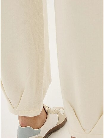 Pantalones deportivos de punto de cintura alta