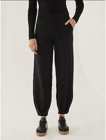 Pantalones deportivos de punto de cintura alta