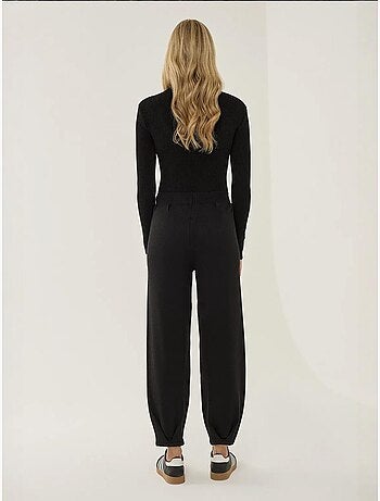 Pantalones deportivos de punto de cintura alta
