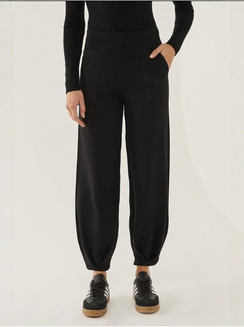 Pantalones deportivos de punto de cintura alta - Kiabi Pantalones deportivos de punto de cintura alta - Kiabi